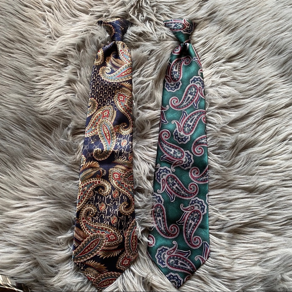 Vintage David Taylor Clip On Ties